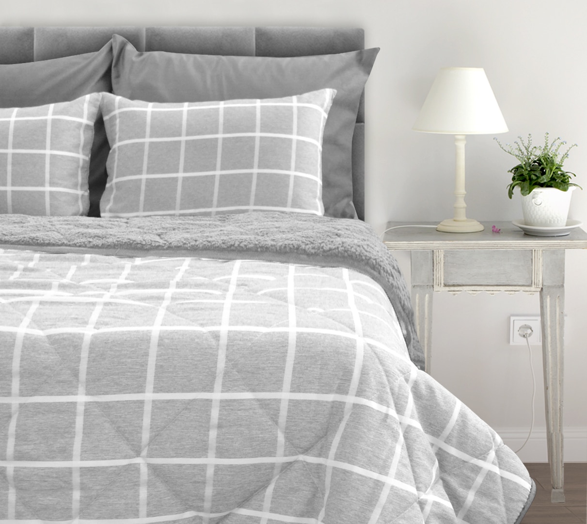 COMFORTER GRIS CUADROS_001