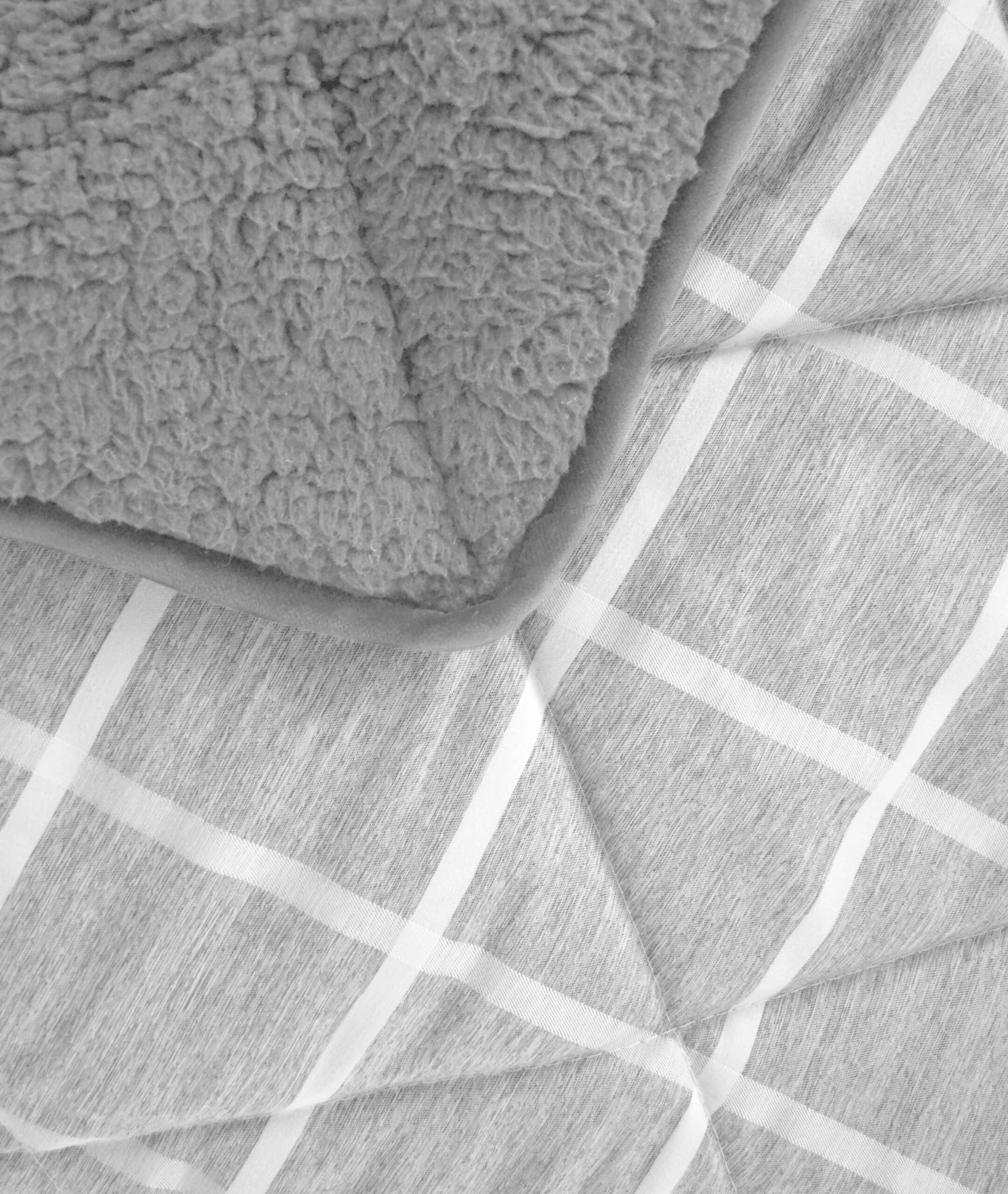 Manta Gris Cuadros_003